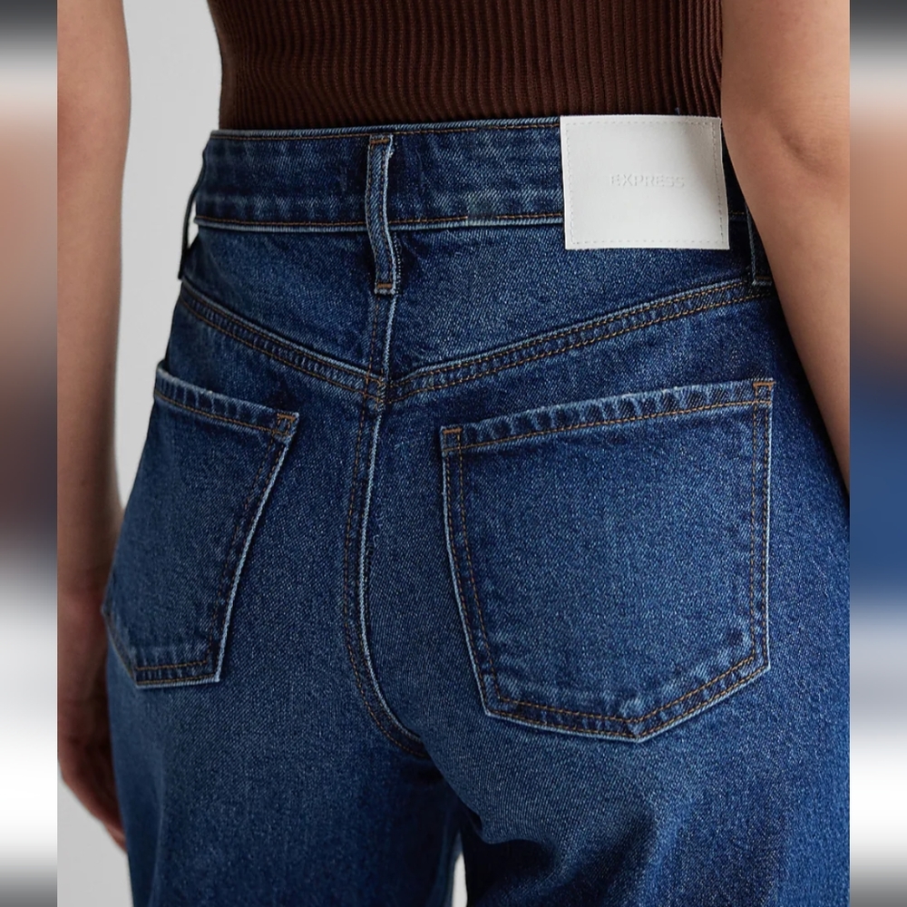 NWT Express relaxed tapered mid rise jeans